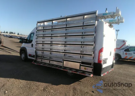 2023 Ram Promaster 3500 Cargo Van High Roof 159 Wb Ext from USA, damaged, VIN 3C6MRVJG4PE538080